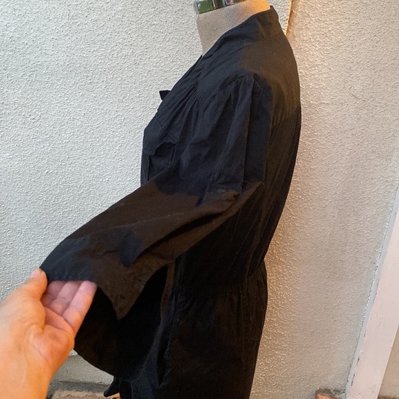 Ann Taylor Loft beautiful black dress w/ pockets & fabulous material. Love this! - Picture 8 of 16